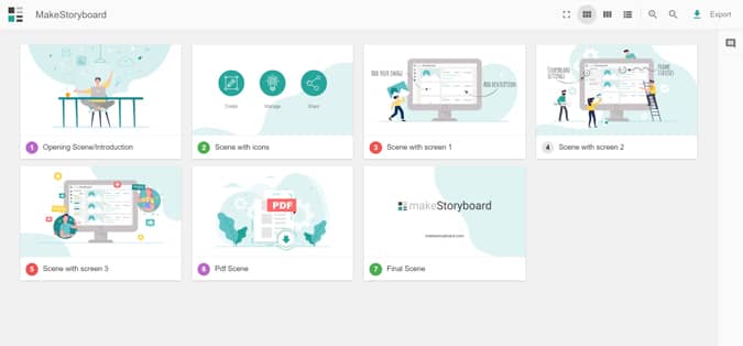 صورة لـ أفضل التطبيقات ومواقع الويب لإنشاء لوحة القصة على جميع المنصات | make_storyboard-ML0CMPfs-DzTechs