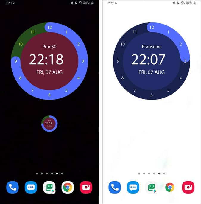 صورة لـ أفضل أدوات الساعة على الشاشة لنظام Android في عام 2023 | round_clock-l8lLwegs-DzTechs