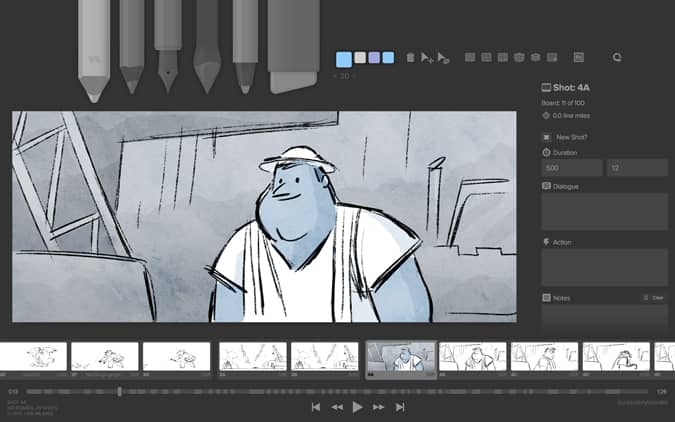 صورة لـ أفضل التطبيقات ومواقع الويب لإنشاء لوحة القصة على جميع المنصات | storyboarder-DS0CMPfs-DzTechs