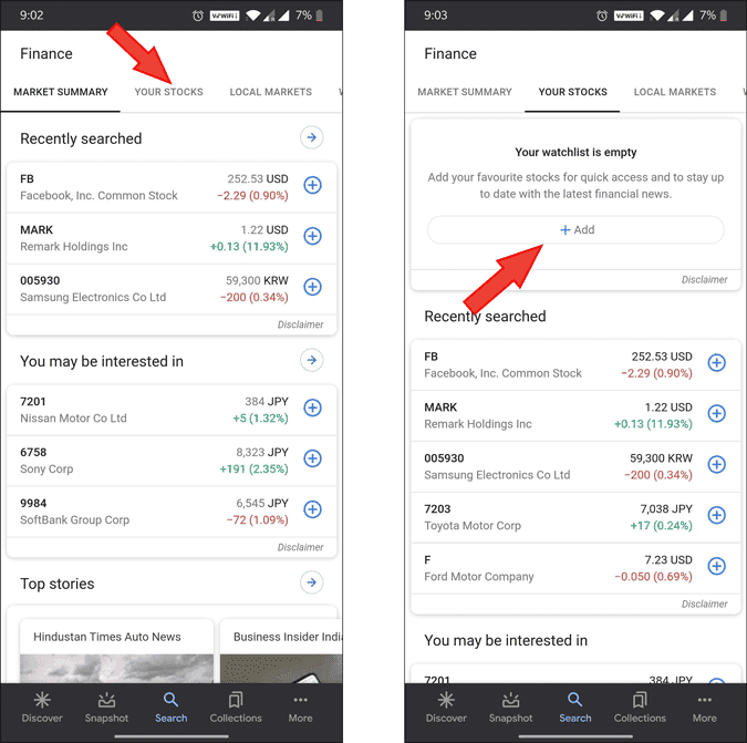 صورة لـ كيفية متابعة سوق الأسهم بذكاء باستخدام مساعد Google | Google-Finance-min-DzTechs