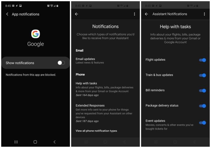 صورة لـ كيفية تشغيل وتعطيل OK Google على جهاز Android الخاص بك | other-assistant-settings5-DzTechs