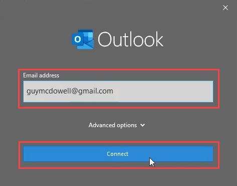 صورة لـ كيفية تكوين إعدادات Gmail IMAP في Outlook | outlook-add-gmail-address-DzTechs