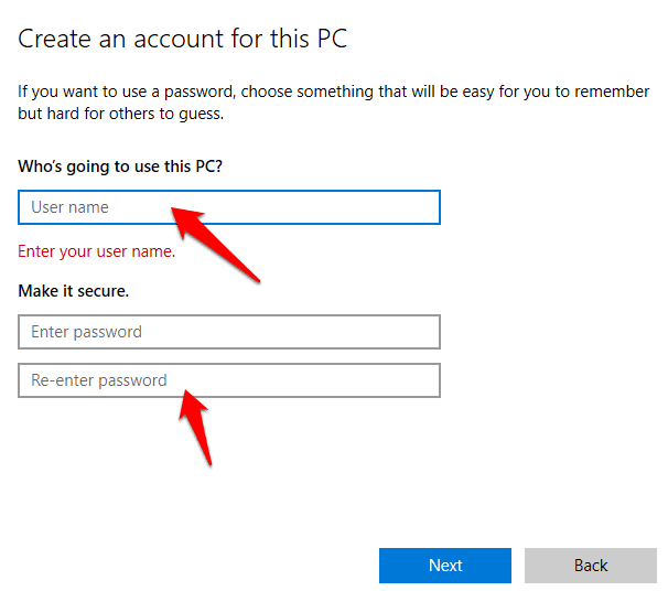 صورة لـ ماذا تفعل إذا لم يفتح مركز الإجراءات في Windows 10 | windows-10-action-center-wont-open-add-without-microsoft-account-username-password-DzTechs