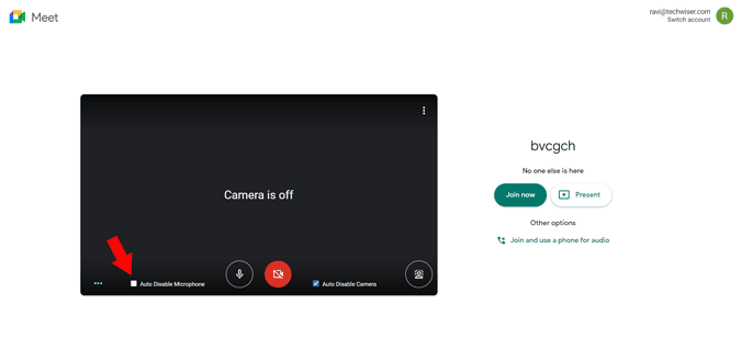 صورة لـ كيفية كتم الصوت وتعطيل الفيديو تلقائيًا على Google Meet | 1x0_bnOhdbqFG9gnLZYKRiA-DzTechs
