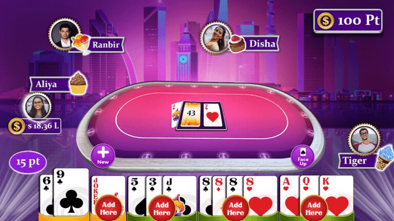 صورة لـ أفضل ألعاب الورق بدون إنترنت لنظام Android | Rummy_Circle_768x430-YbmlXhgs-DzTechs