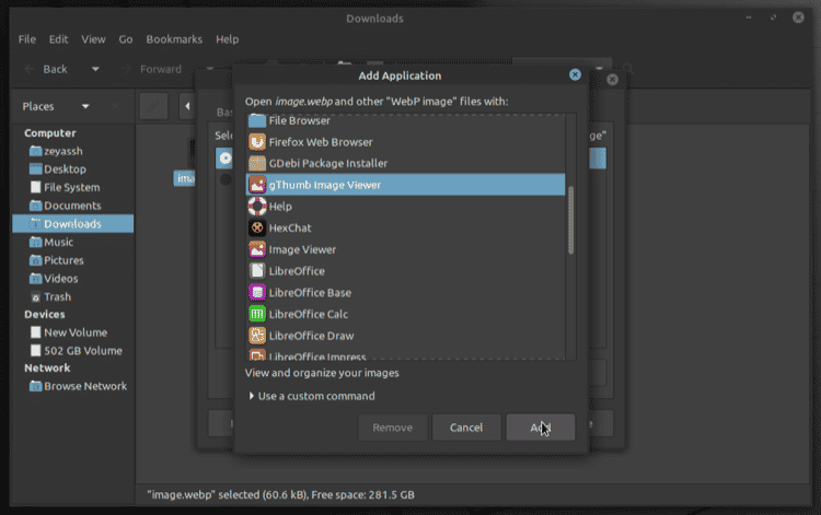 صورة لـ كيفية عرض صور WebP على Ubuntu و Linux Mint | 1F_Z3PRCkd5flA87Cz9t2vQ-DzTechs