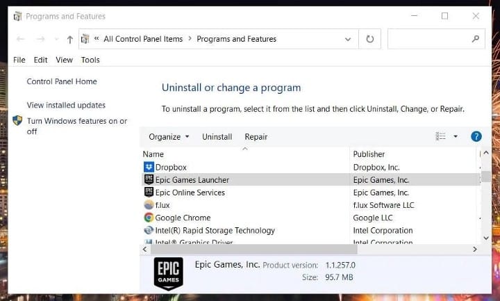 صورة لـ كيفية إصلاح عدم عمل مُشغِّل Epic Games على Windows 11 أو 10 | 12Rv8DseXVS2COZSw0pe3Yg-DzTechs