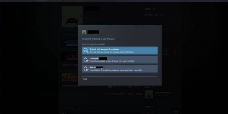 صورة لـ كيفية حظر المستخدمين والإبلاغ عنهم على Steam | 1MEsciZ4F47XL3m3SfVYyPw-DzTechs