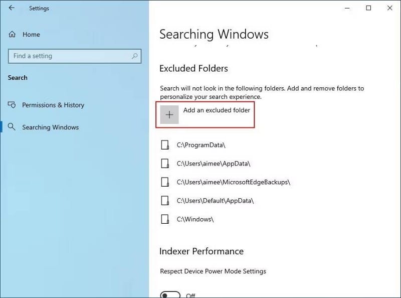 صورة لـ كيفية استبعاد المجلدات من بحث Windows | 17oQOsLLDkU1HArJwNiSwQA-DzTechs