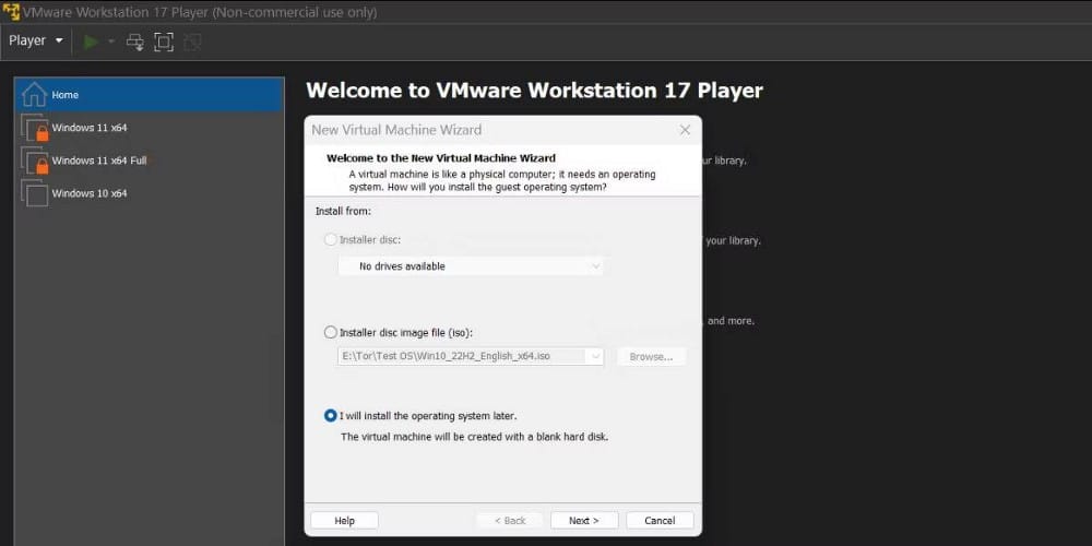 صورة لـ كيفية تثبيت Windows 11 في VMware Workstation 17 Player | 10jg91-mlCG7M5i9OJE2C6Q-DzTechs