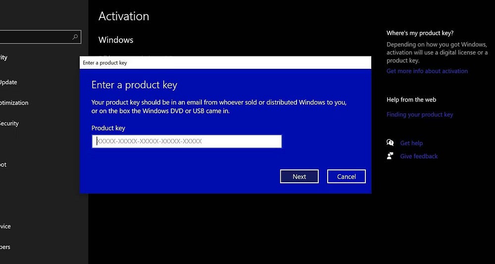 صورة لـ مخاطر استخدام مفاتيح تنشيط Windows الرخيصة | 1xXVDZdMTRuRva30U2ZLomw-DzTechs