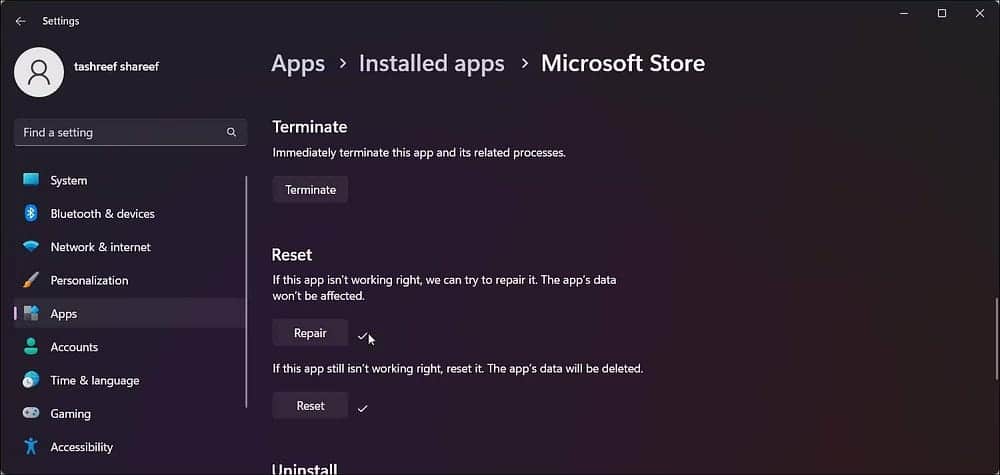 صورة لـ كيفية إصلاح خطأ “ms-Resource: Appname/Text” على Windows 11 | 14gGyrdLypT6Dq607cXP9qg-DzTechs