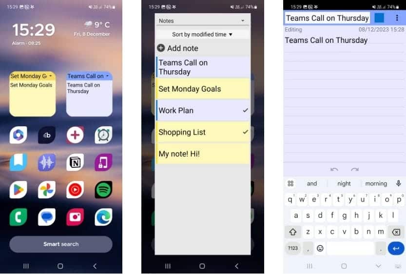 صورة لـ تطبيقات Android لإدارة وكتابة الملاحظات بسهولة وسرعة مُباشرةً من الشاشة الرئيسية | 1y1YcjO-QF1yIlRklKfXoqQ-DzTechs