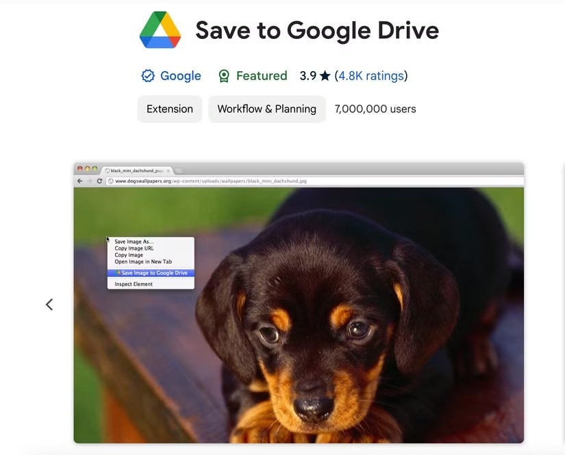 استخدام إضافة “حفظ إلى Google Drive” لحفظ محتوى الويب على Drive