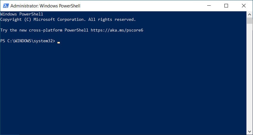 موجه PowerShell كمسؤول