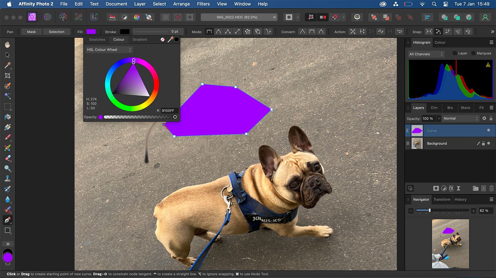 Affinity Photo Pen Tool