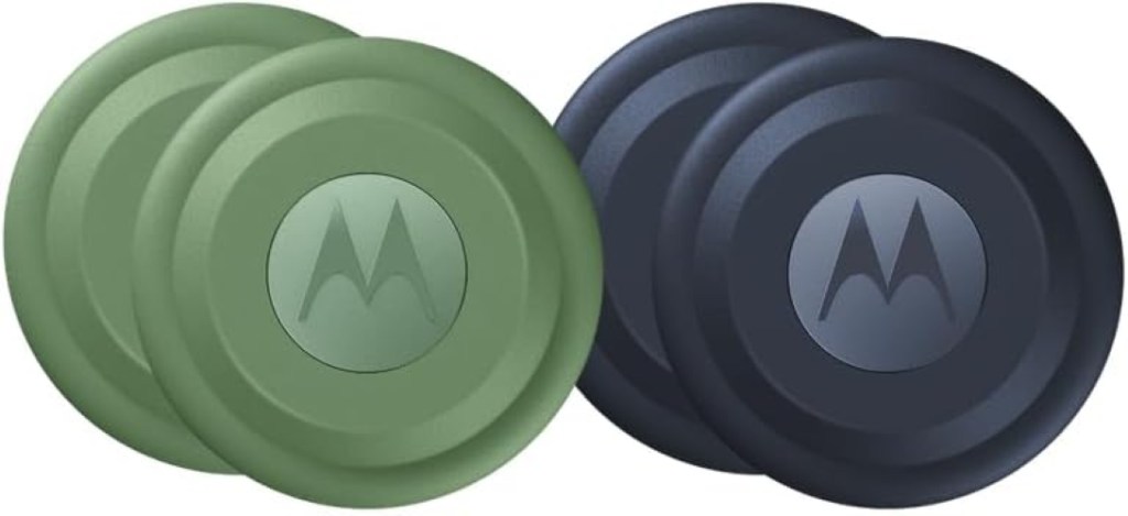 Moto Tag in Green and Blue colors pack of four product image