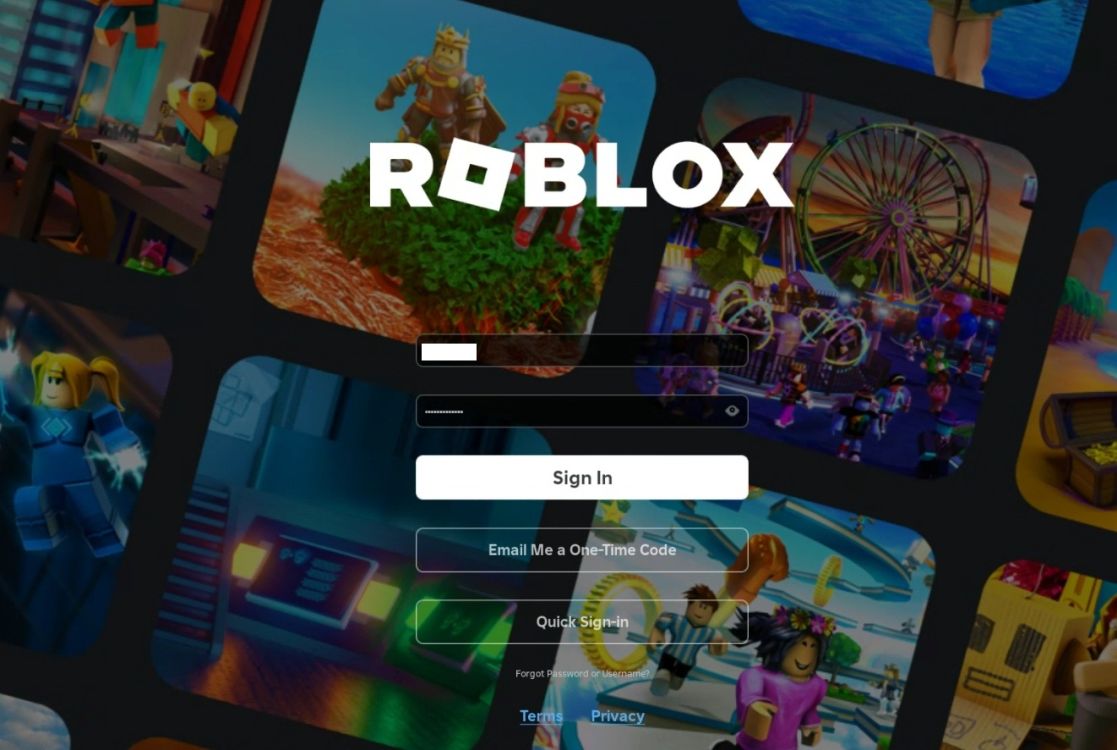 تسجيل الدخول إلى حساب Roblox الخاص بك