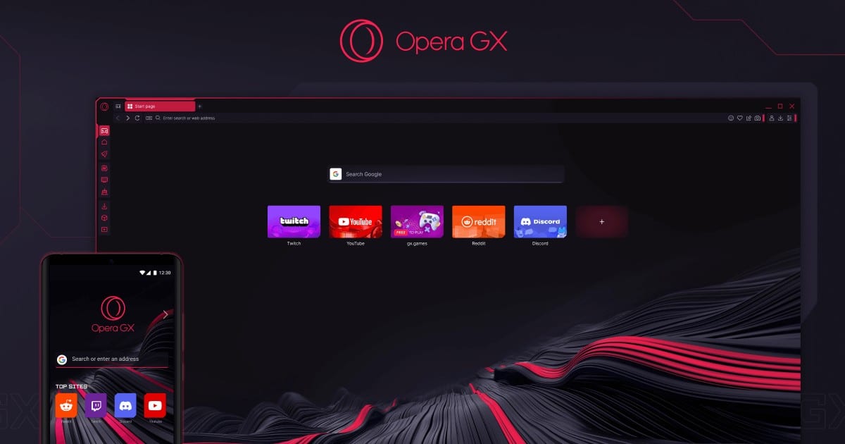 opera GX screenshot