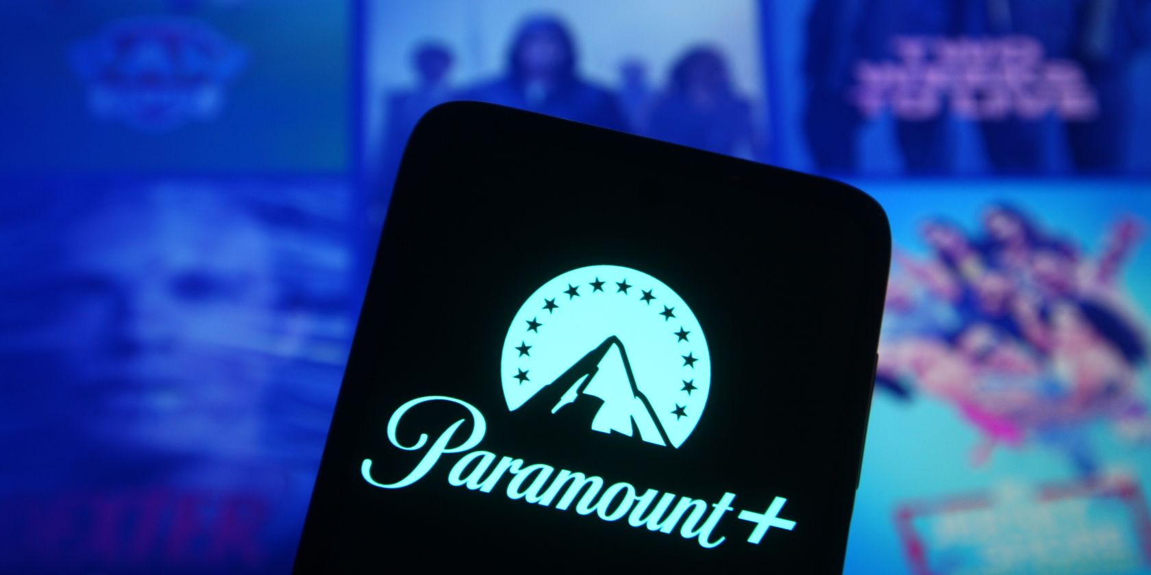 شعار paramount+ على الهاتف